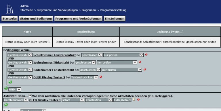 Homematic Fensterkontakt Programmieren Anleitung